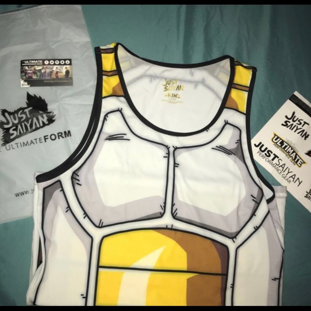 Just Saiyan Justsaiyan Vegeta tank top dragon ball